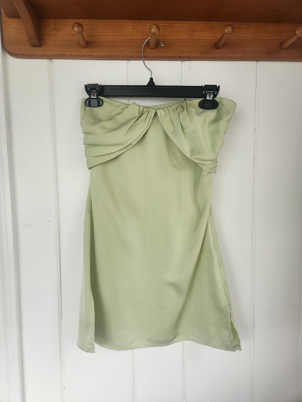 Princess Polly Irena Green Strapless Mini Dress